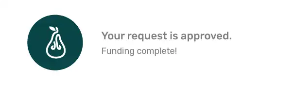 funding request notification button